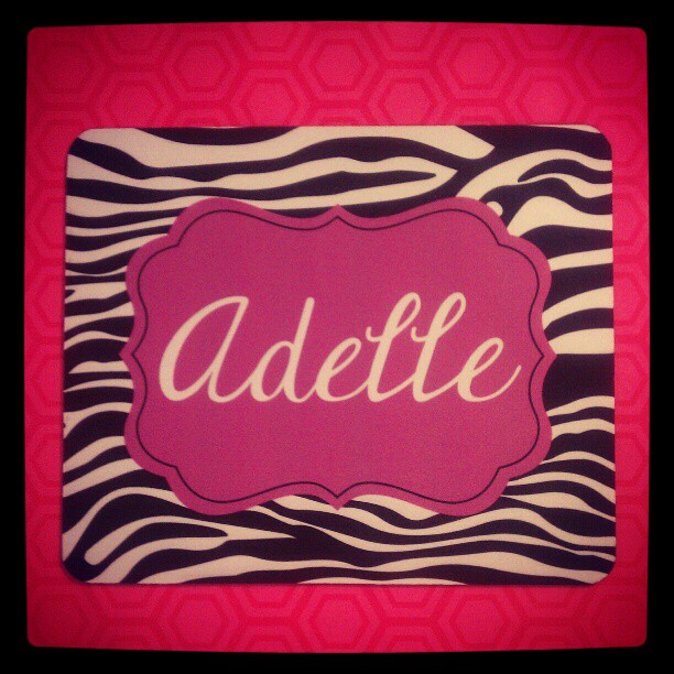 Mousepad with Name made with sublimation printing