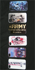 Assorted white, gold, and silver Iphone covers made with sublimation printing