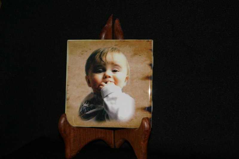 Gift Photo Tile made with sublimation printing