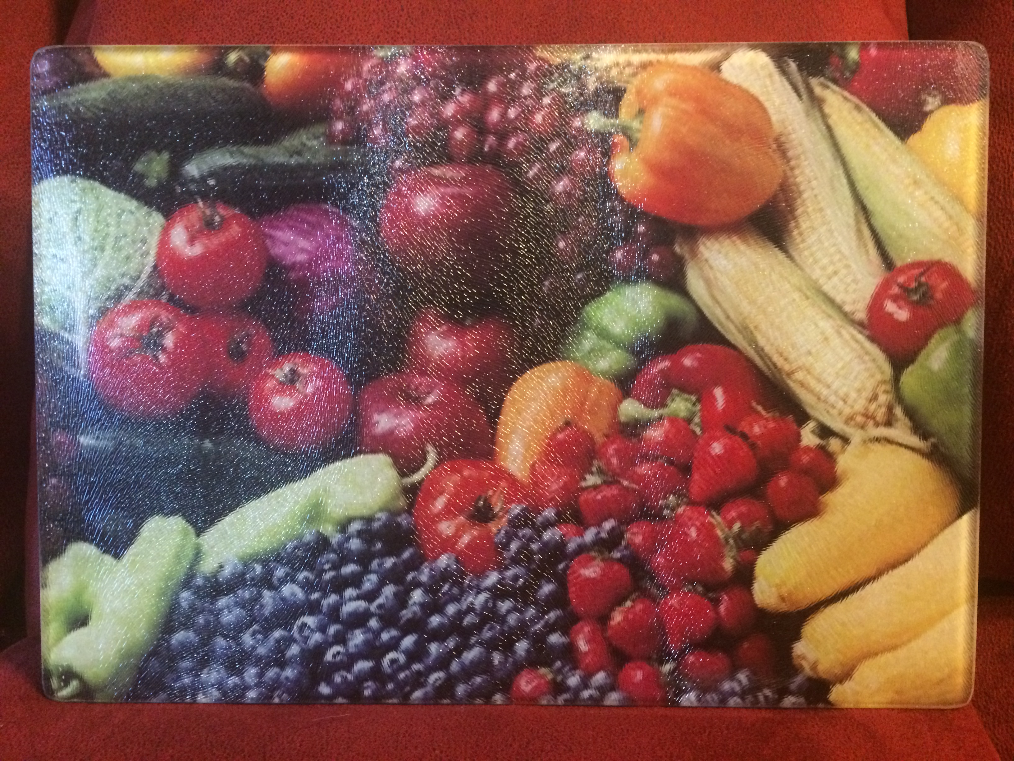 Fruitful Cutting Board made with sublimation printing
