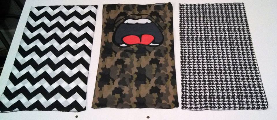 Vapor Gaiter made with sublimation printing