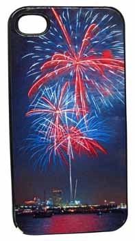 Fireworks iPhone made with sublimation printing