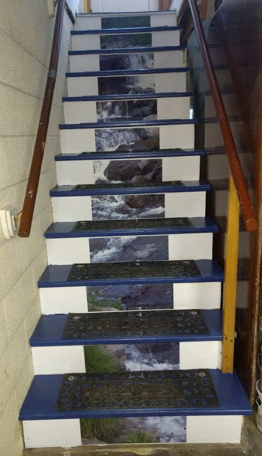 Stair Risers made with sublimation printing