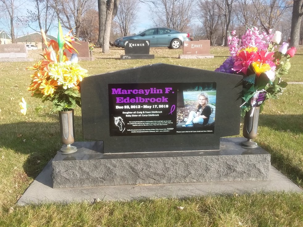Temporary Headstone Sign made with sublimation printing