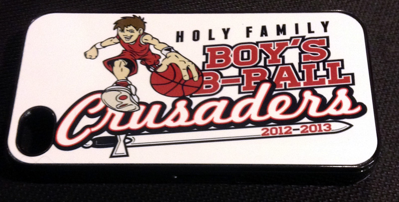 Holy Family School Cases made with sublimation printing