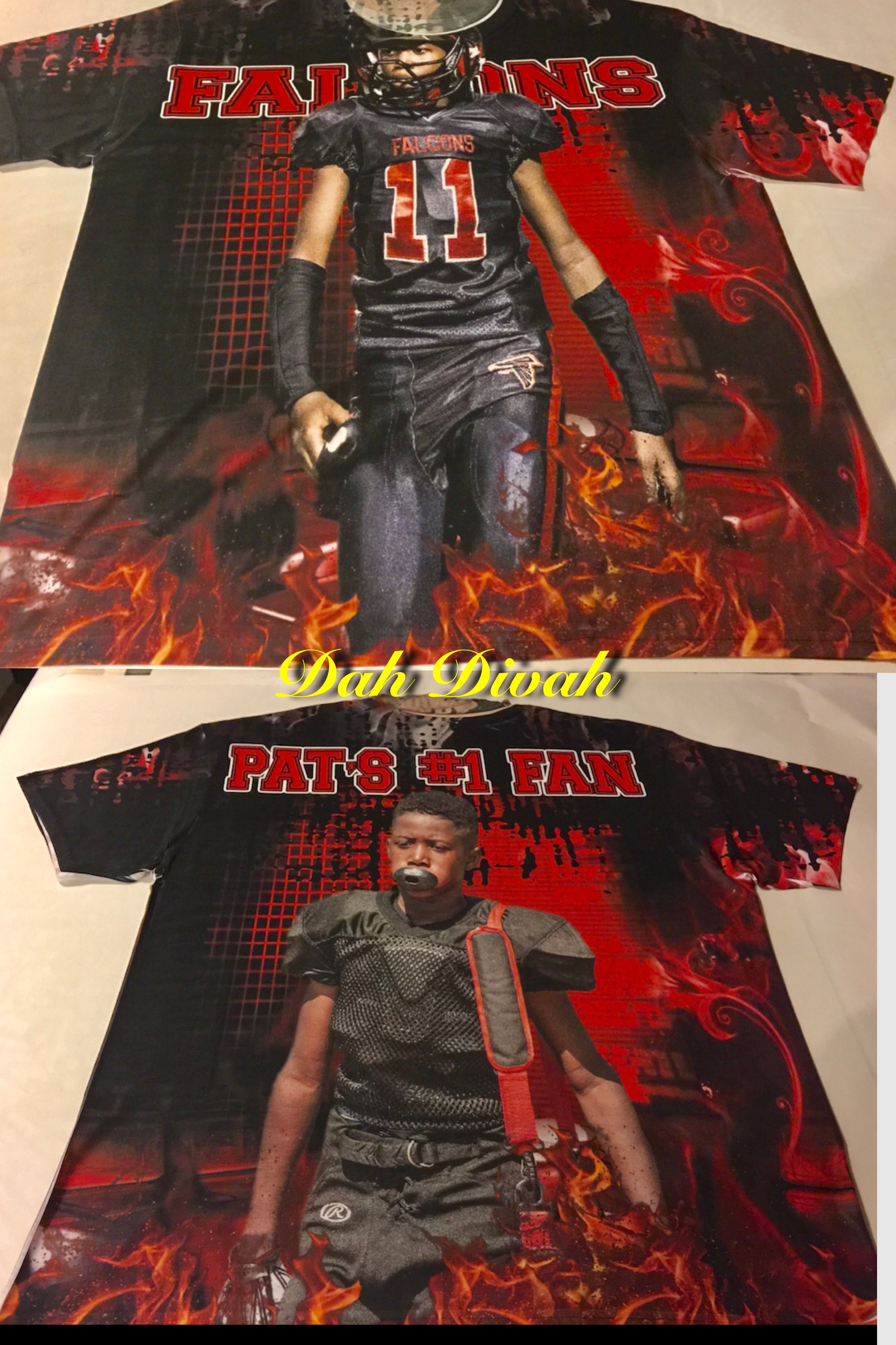 Flaming Hot made with sublimation printing