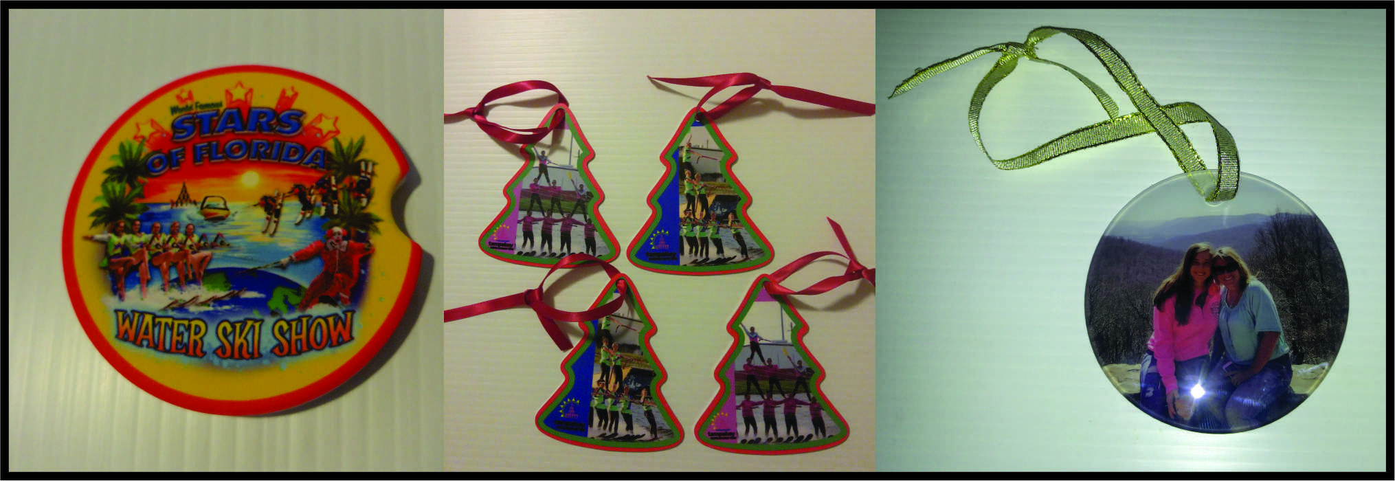 Christmas Gifts made with sublimation printing