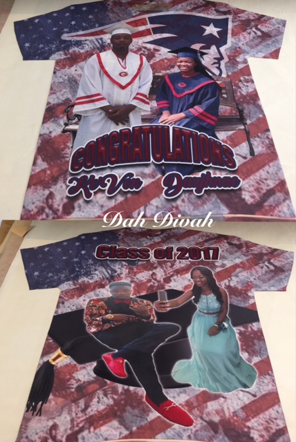 Grads of 2017 made with sublimation printing