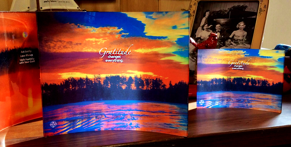 Daybreak Acrylics made with sublimation printing