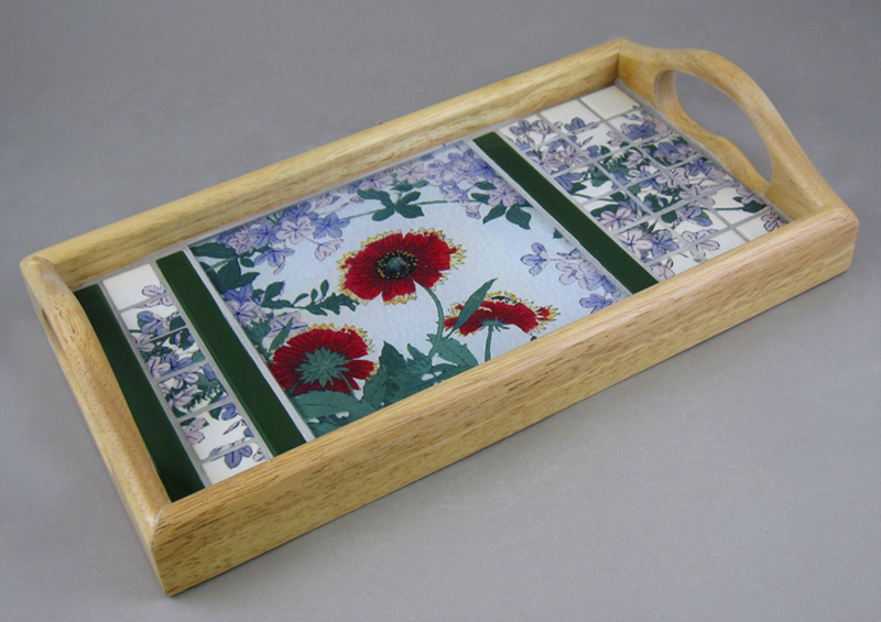 Mosaic Tray made with sublimation printing