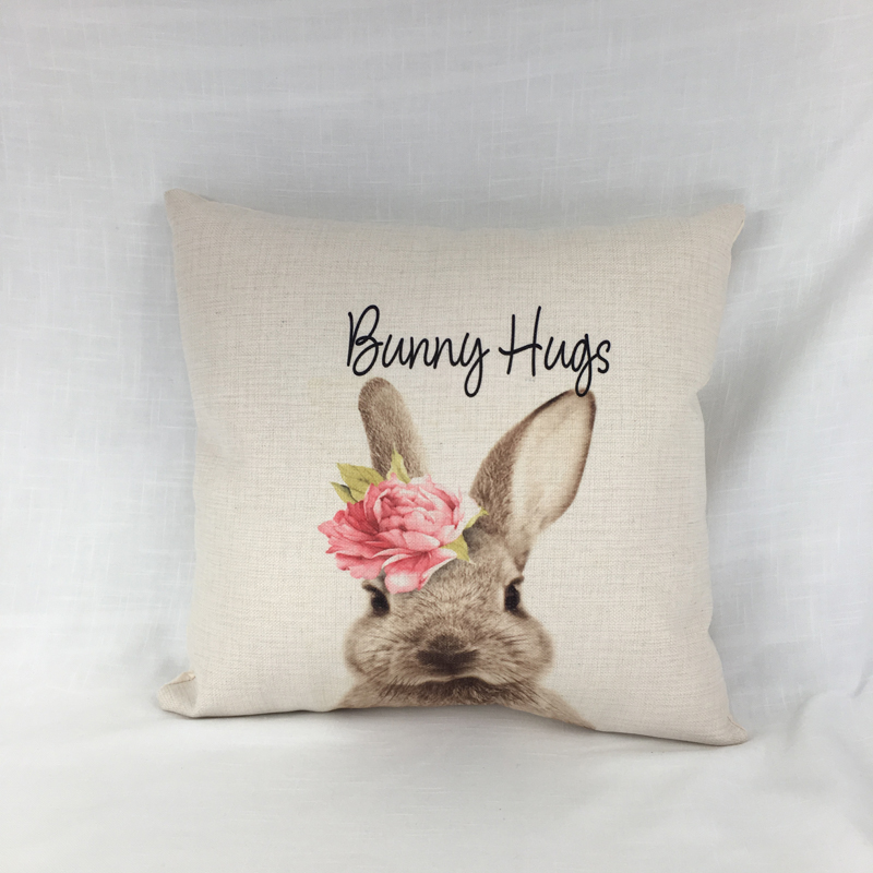 Bunny Hugs made with sublimation printing