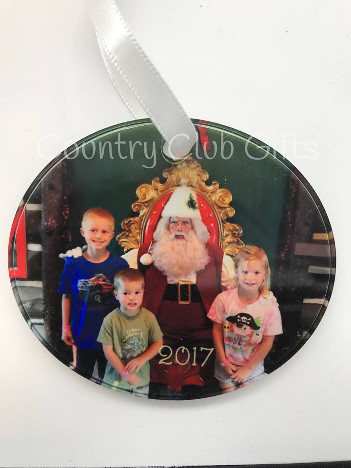 Acrylic Ornament made with sublimation printing