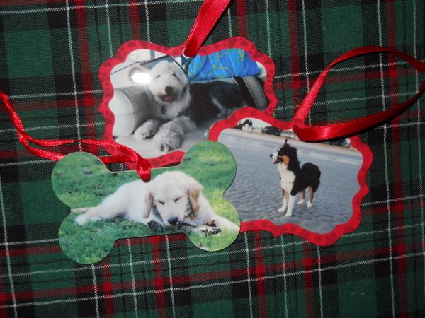 Ornaments made with sublimation printing