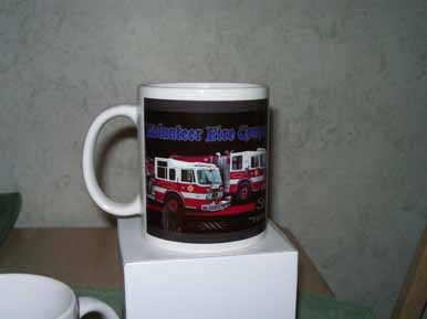 Volunteer Fire Department mug made with sublimation printing