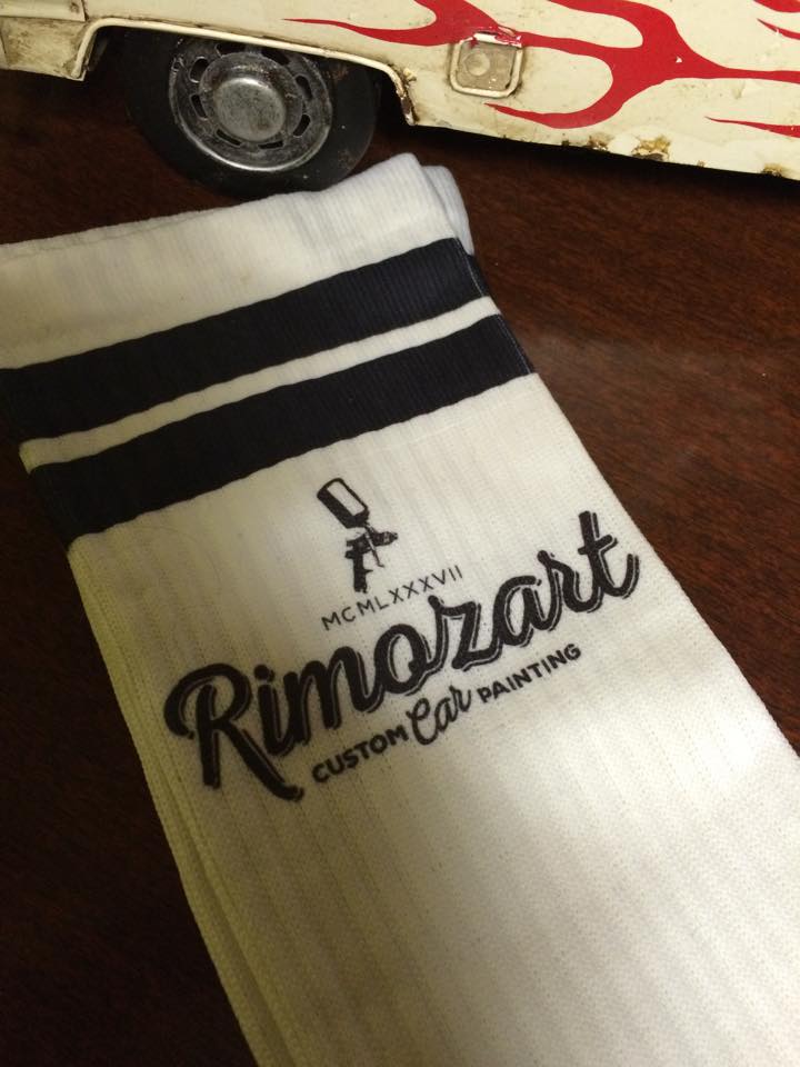 Rimozart socks made with sublimation printing