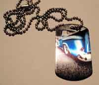 Dog Tag made with sublimation printing