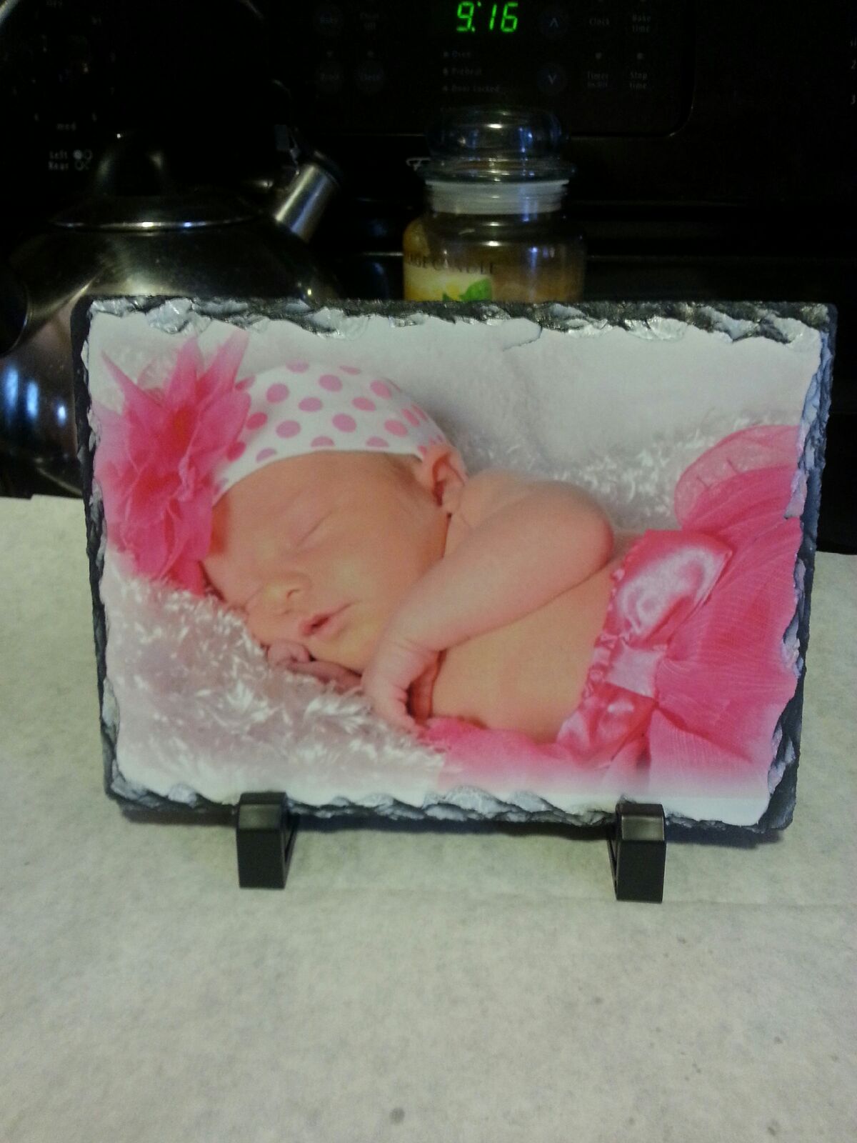 Sublislate with Grandbaby Jaylynn made with sublimation printing