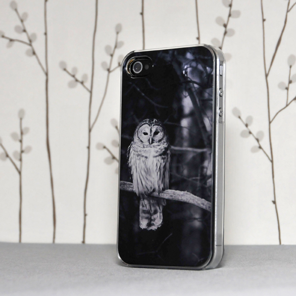 iPhone 4 Case - Owl Photo made with sublimation printing