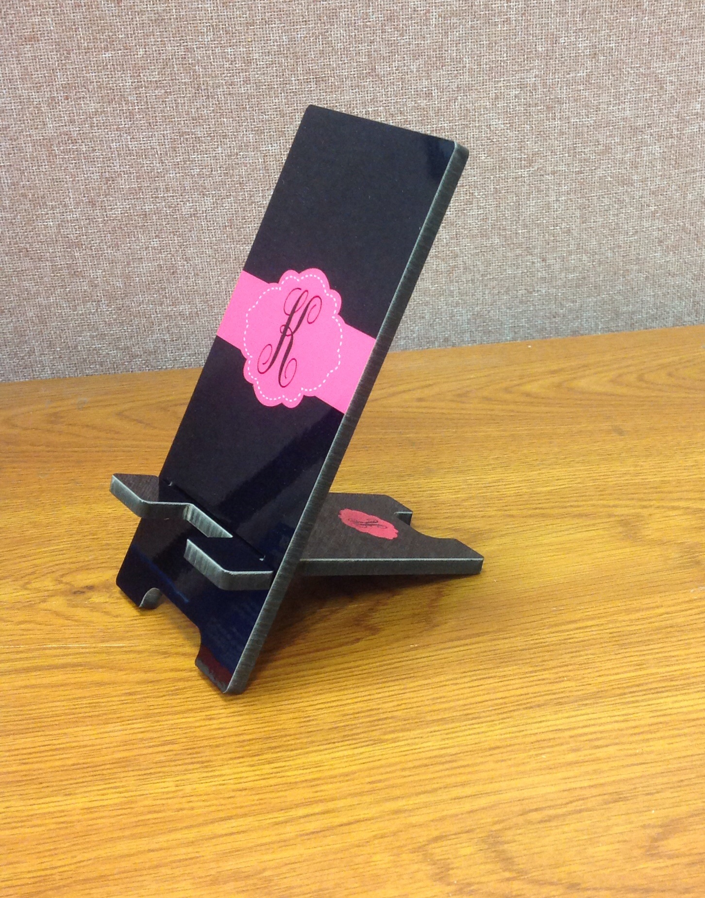 Phone Stand made with sublimation printing