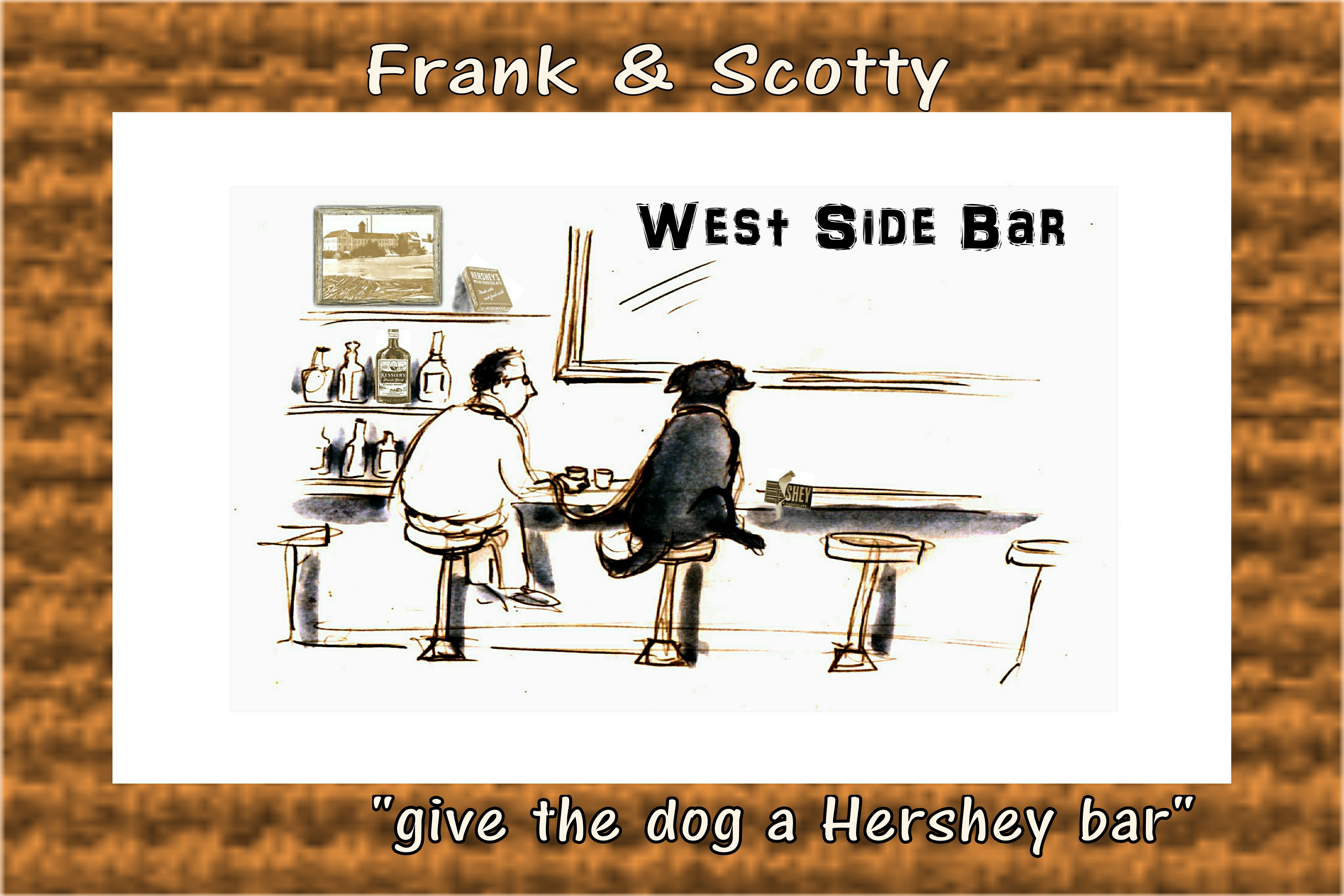 Frank and Scotty made with sublimation printing