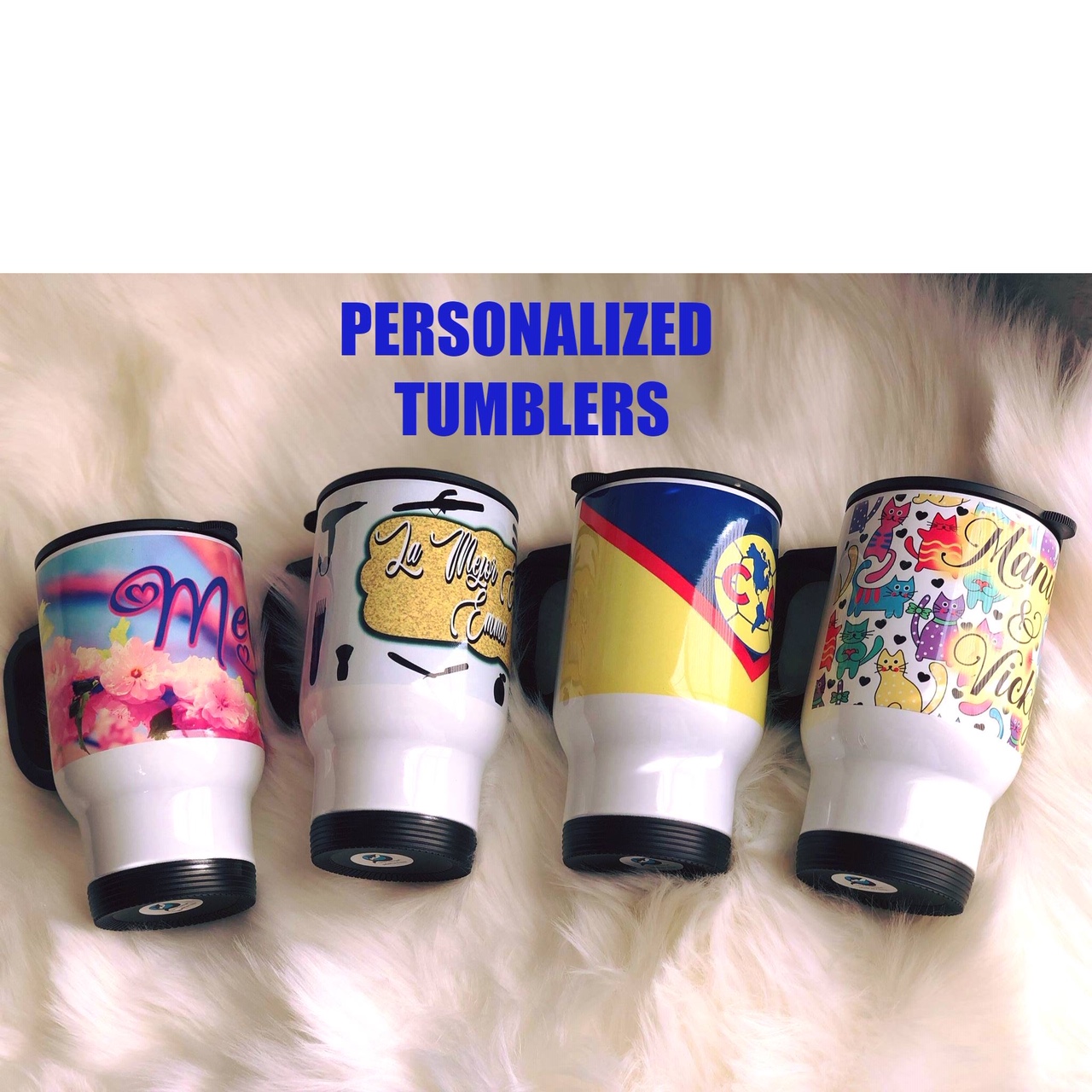 stainless steel 14oz tumblers made with sublimation printing