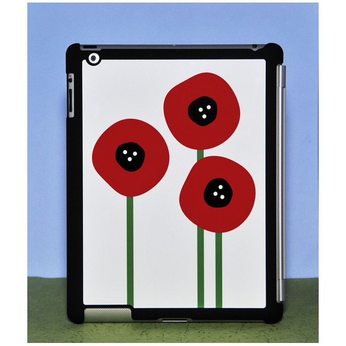 Poppies made with sublimation printing