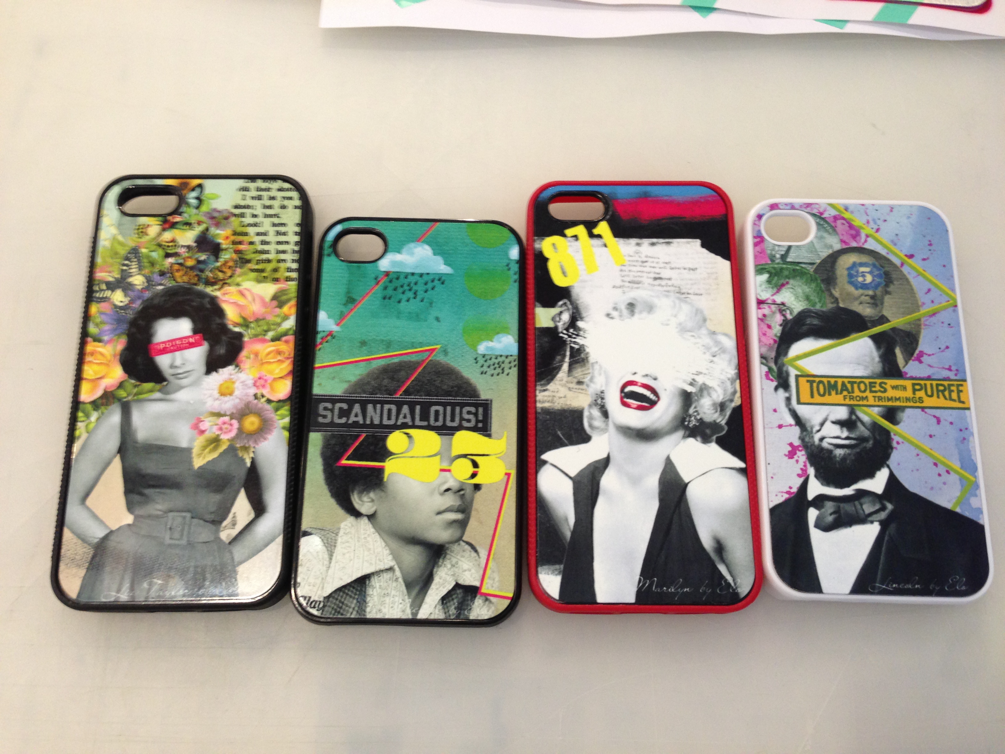 iPhone Cases made with sublimation printing