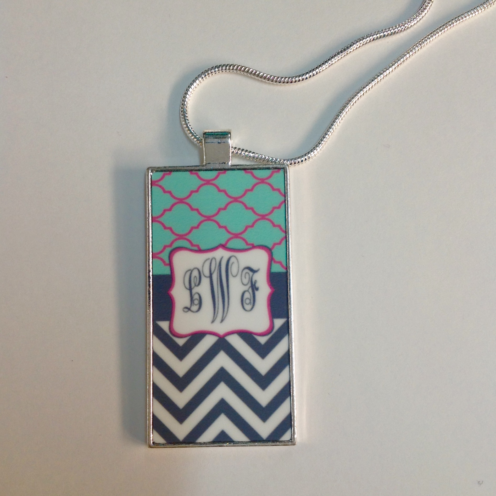 Necklace made with sublimation printing