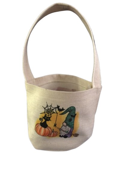 Halloween Bag/Bucket made with sublimation printing