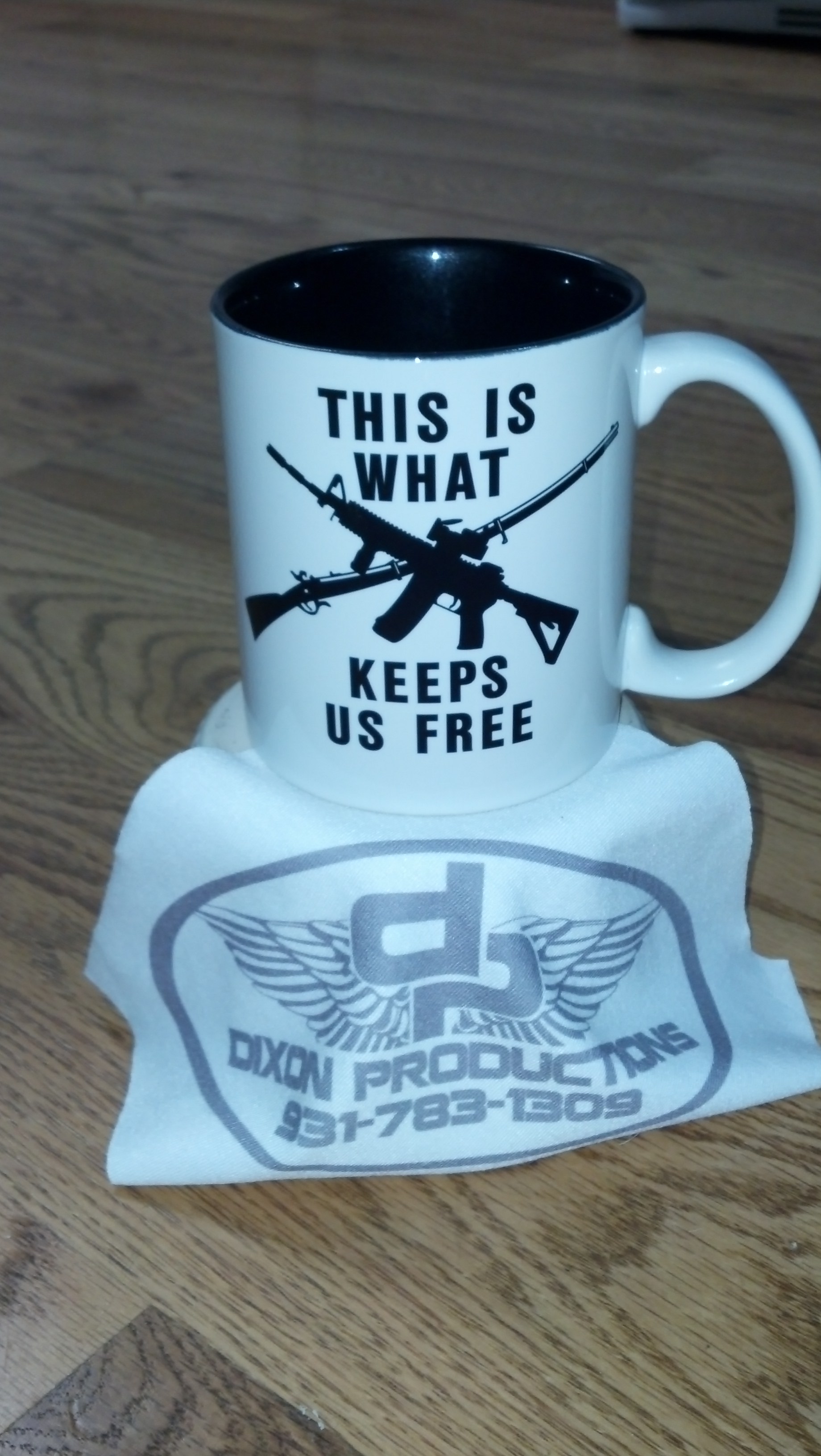 Dixon Productions made with sublimation printing