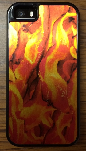 Black iPhone 5 Brookley Case made with sublimation printing