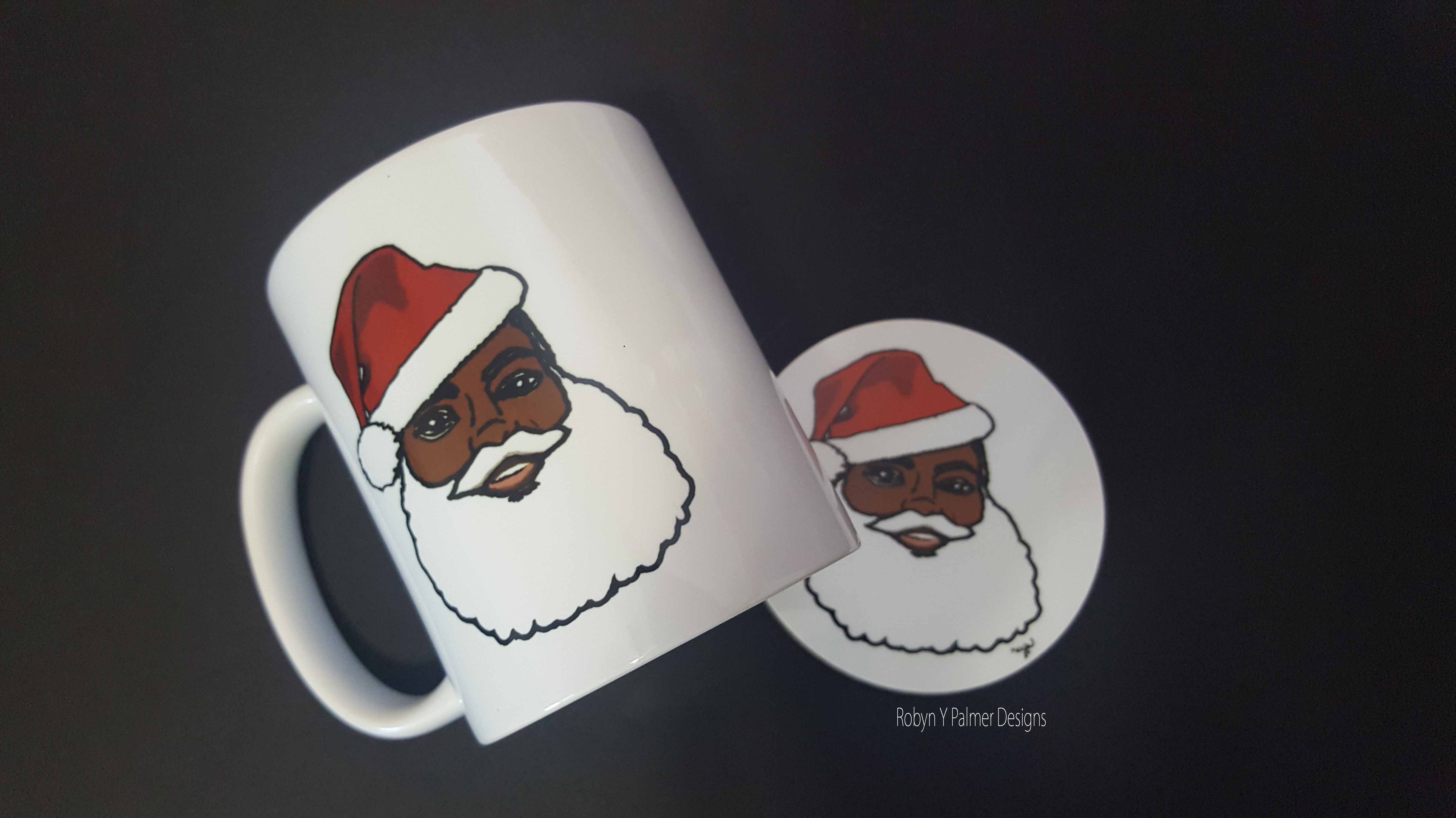 Santa Mug made with sublimation printing