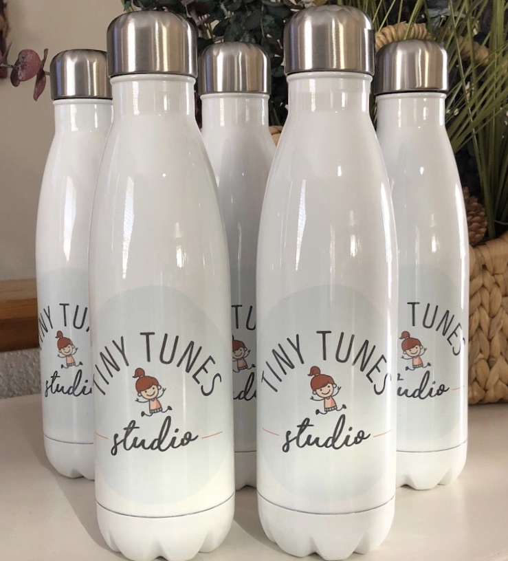 Soda Style Tapered Water Bottle made with sublimation printing