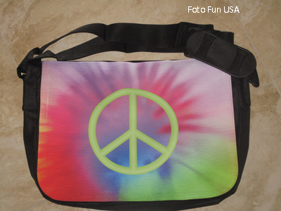 Peace Reporter Bag made with sublimation printing
