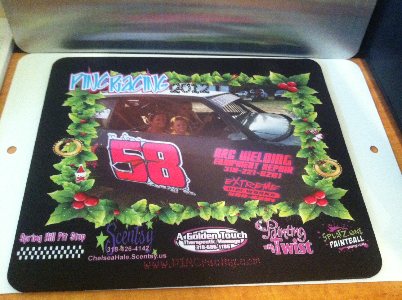PINC Racing ST Jude fundraiser made with sublimation printing