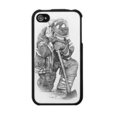 Fireman Phone Cover made with sublimation printing