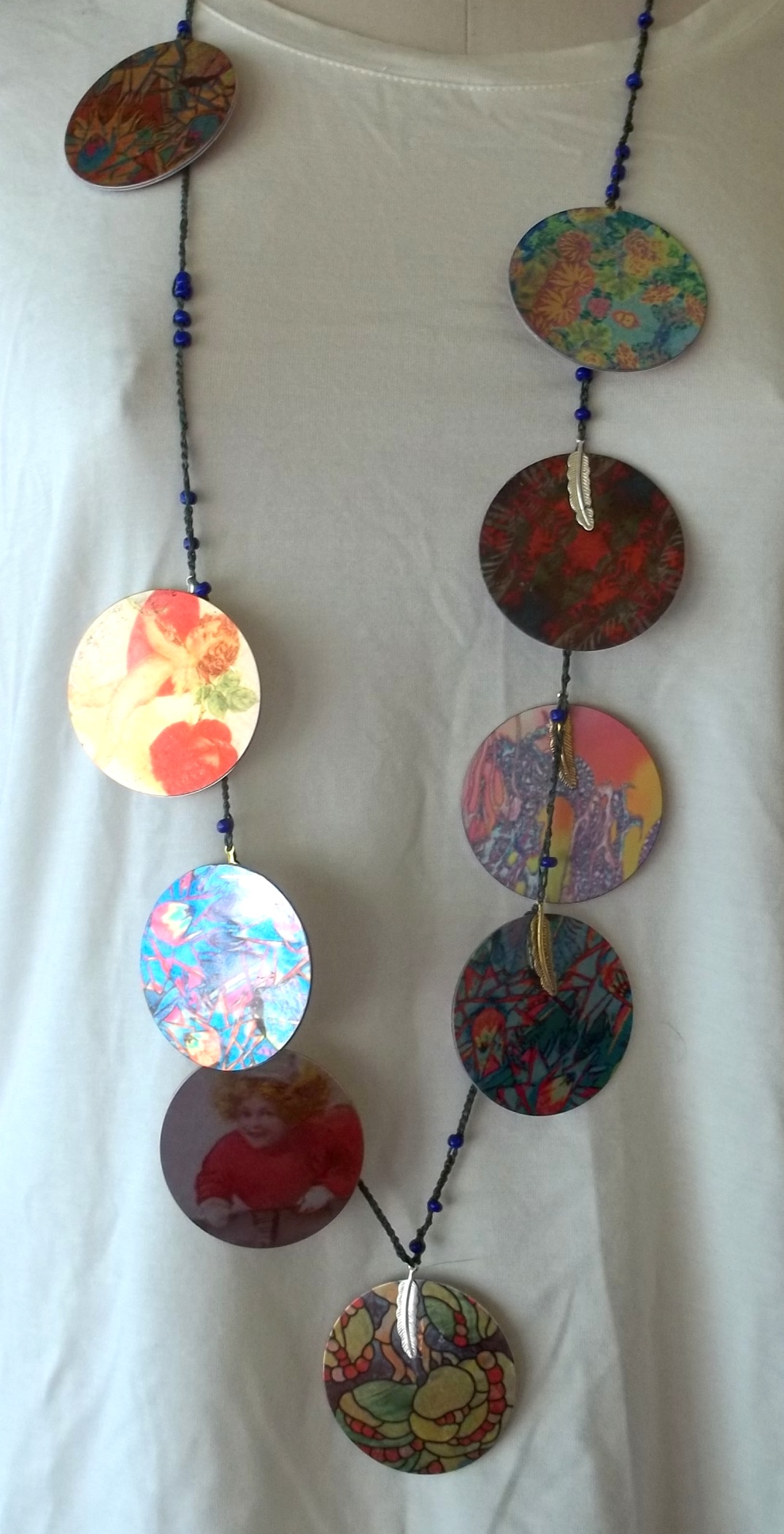 Metal Necklace II made with sublimation printing