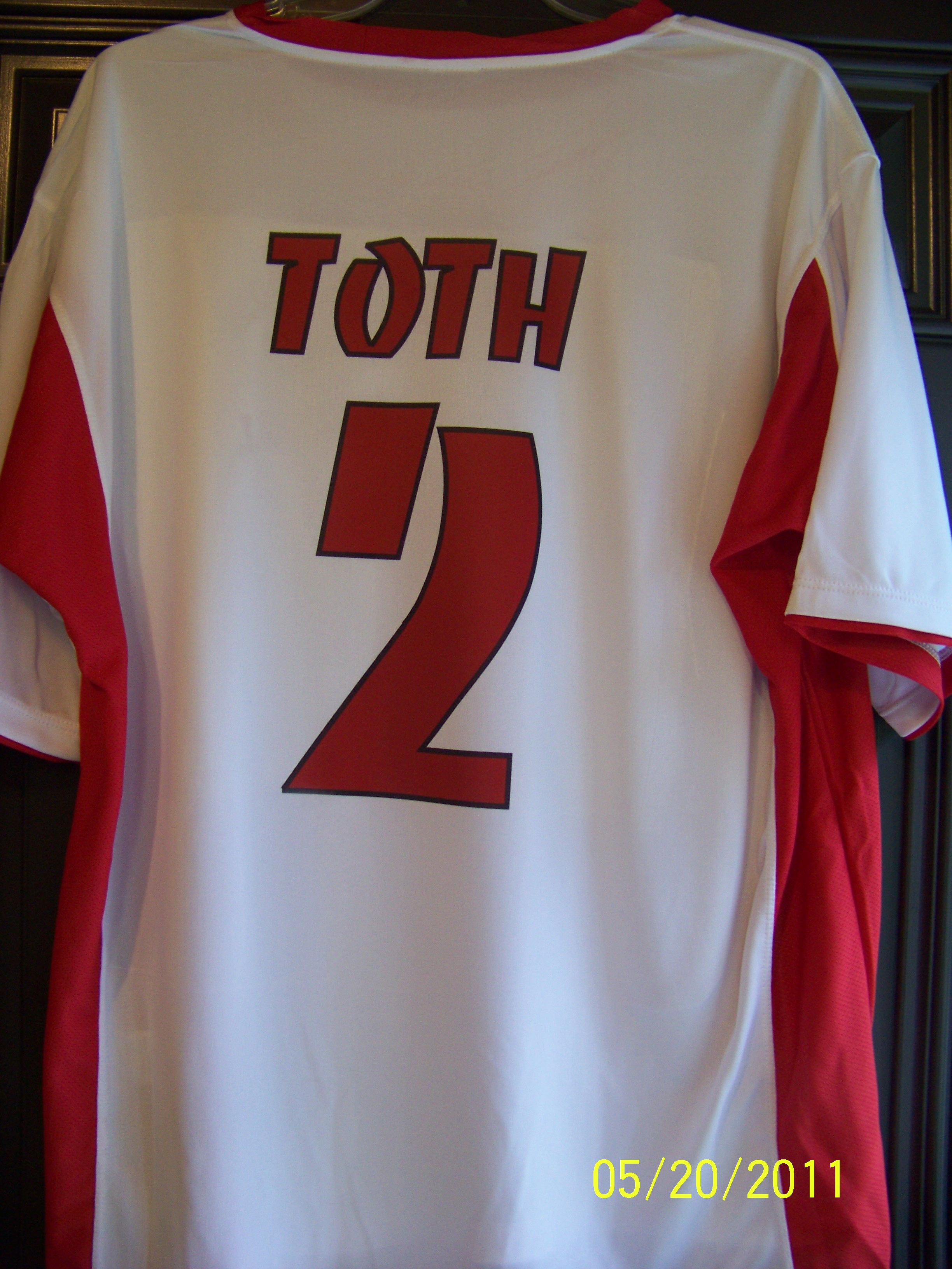 Phenom Red Uniforms made with sublimation printing