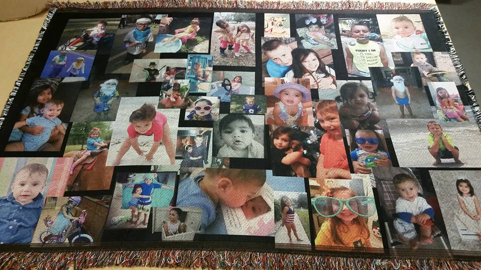 Throw Blanket made with sublimation printing