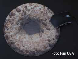 Bagel Mouse pad made with sublimation printing
