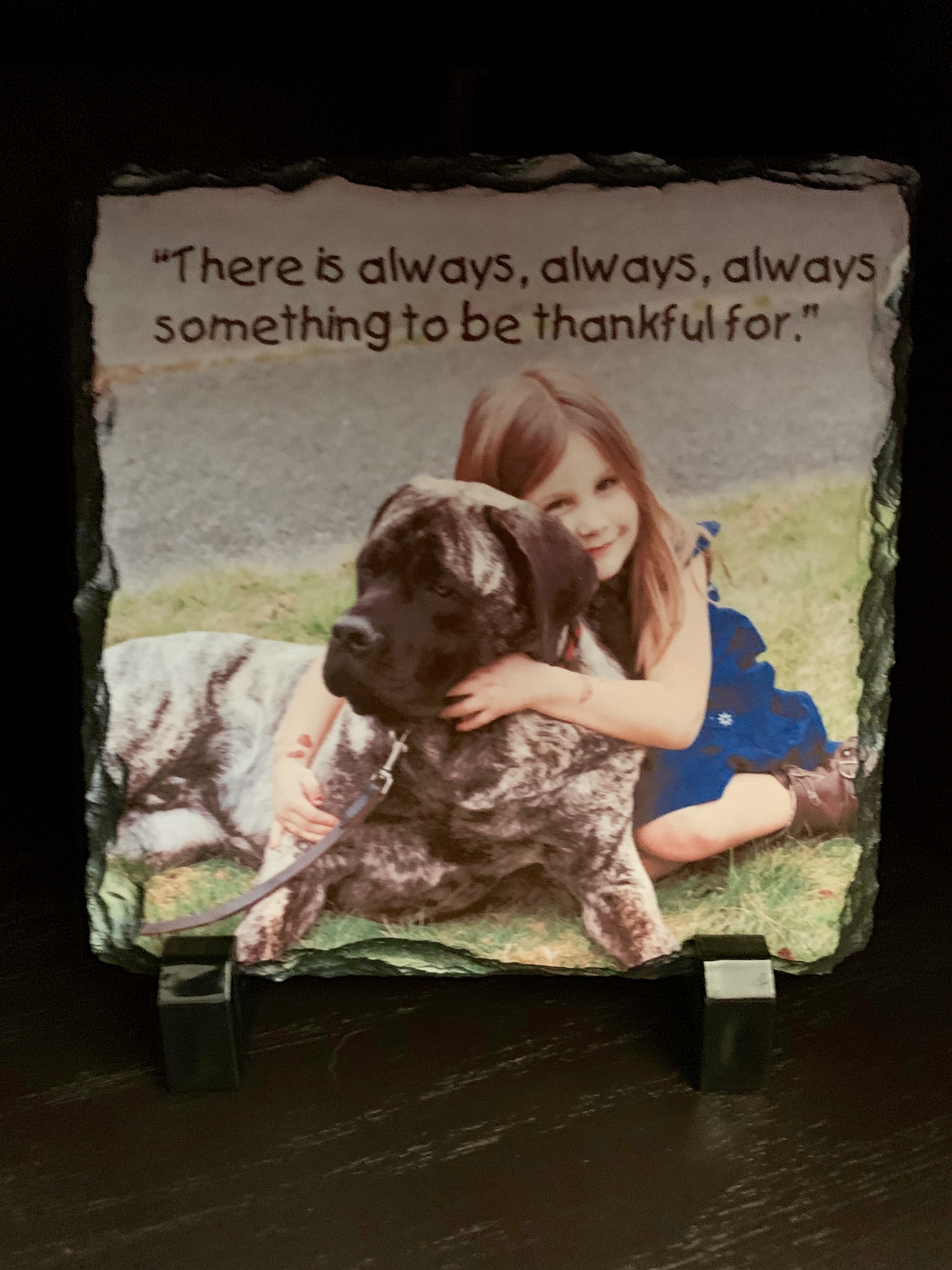 Just a Girl & Her Dog made with sublimation printing