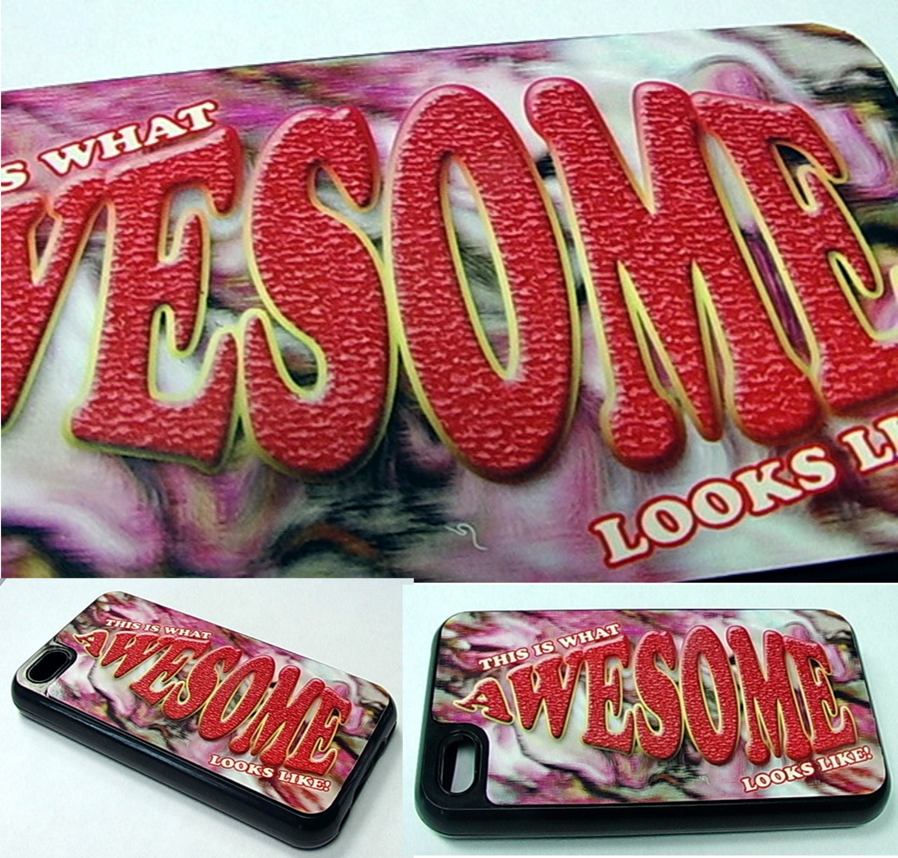 Awesome 4/4s cell cover made with sublimation printing
