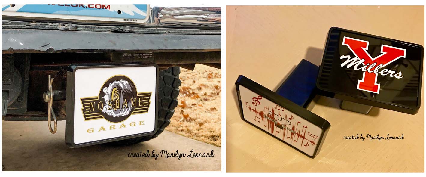Trailer Hitch made with sublimation printing