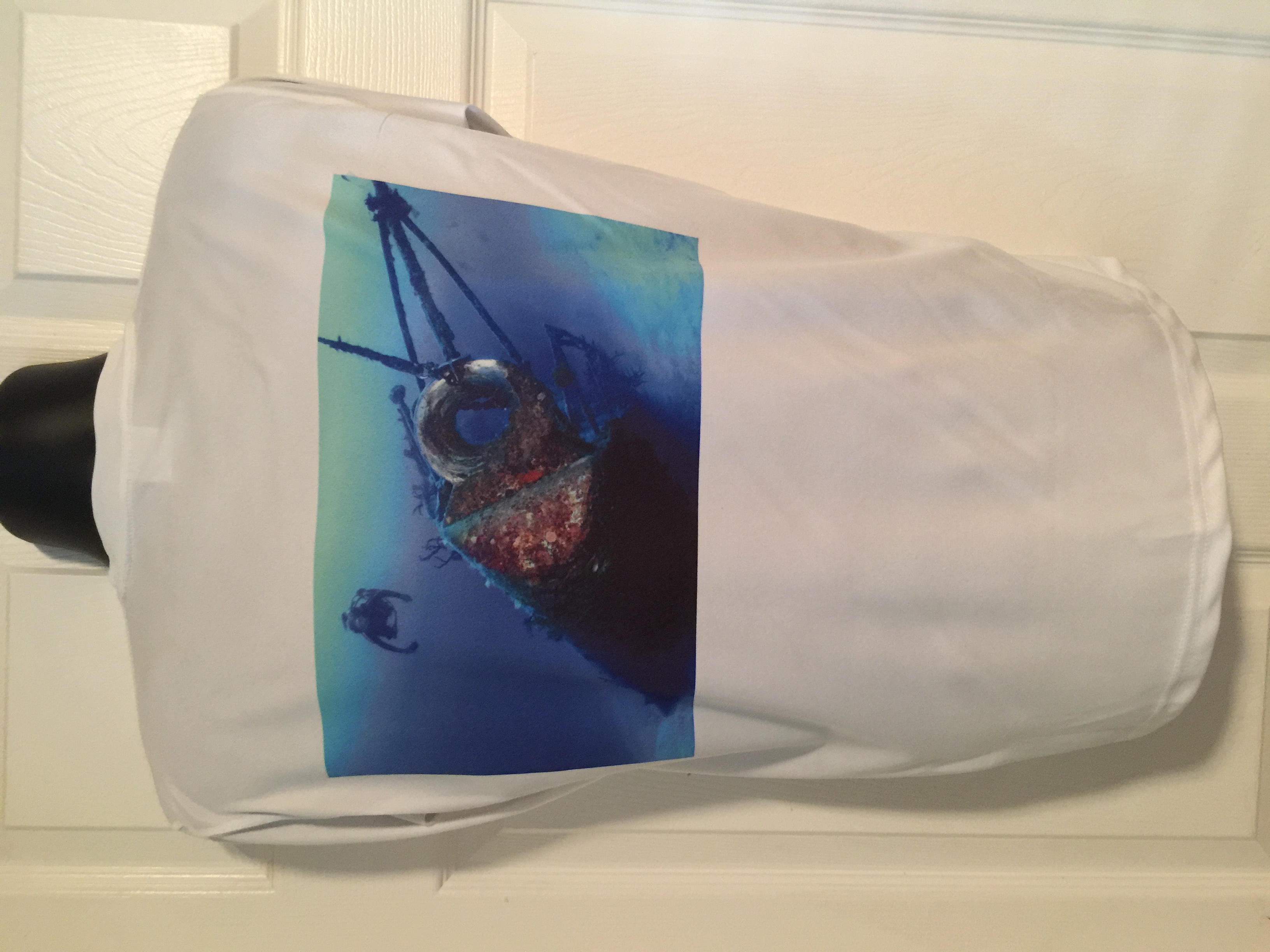 Wreck Diver made with sublimation printing