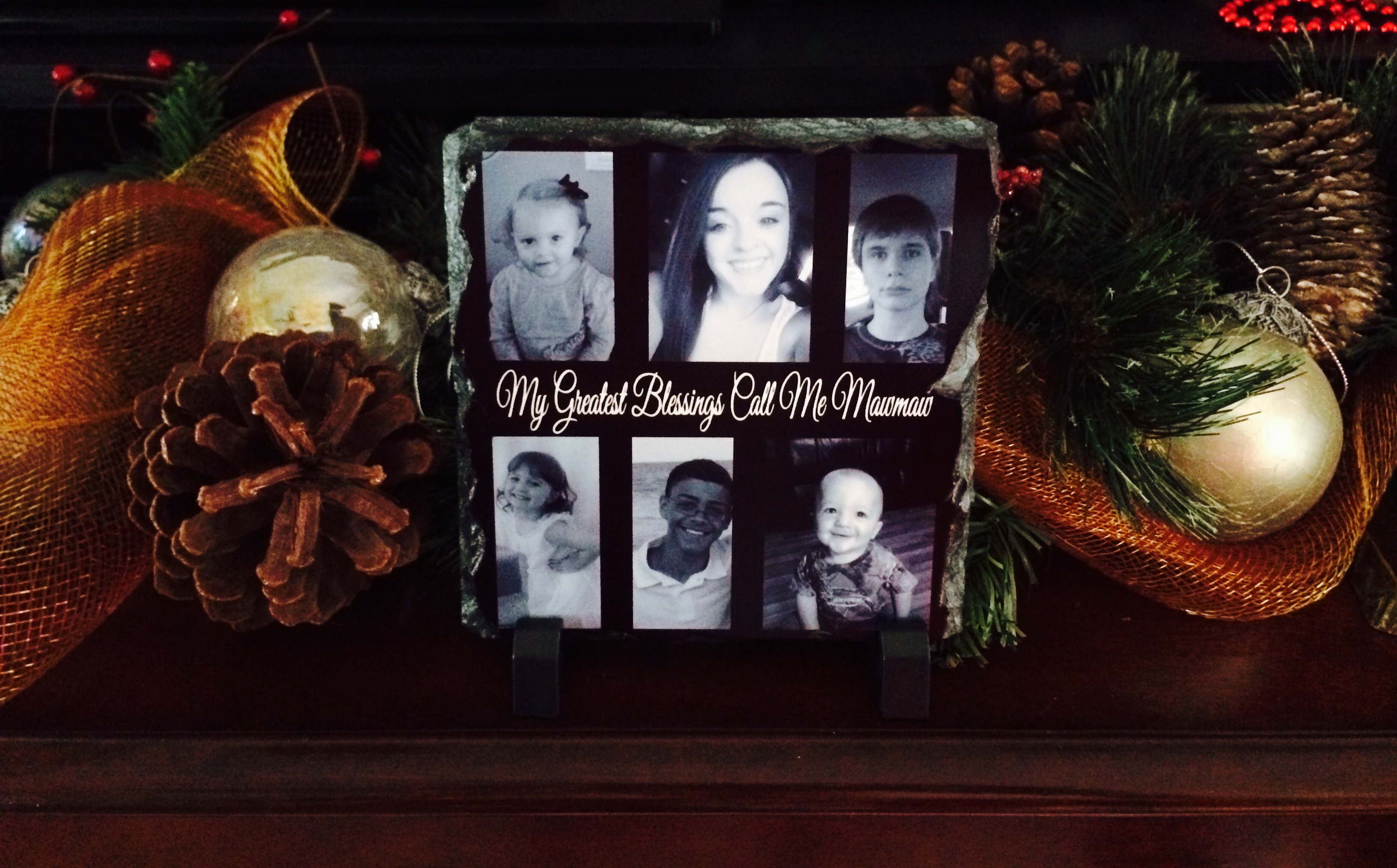 Family Slate made with sublimation printing
