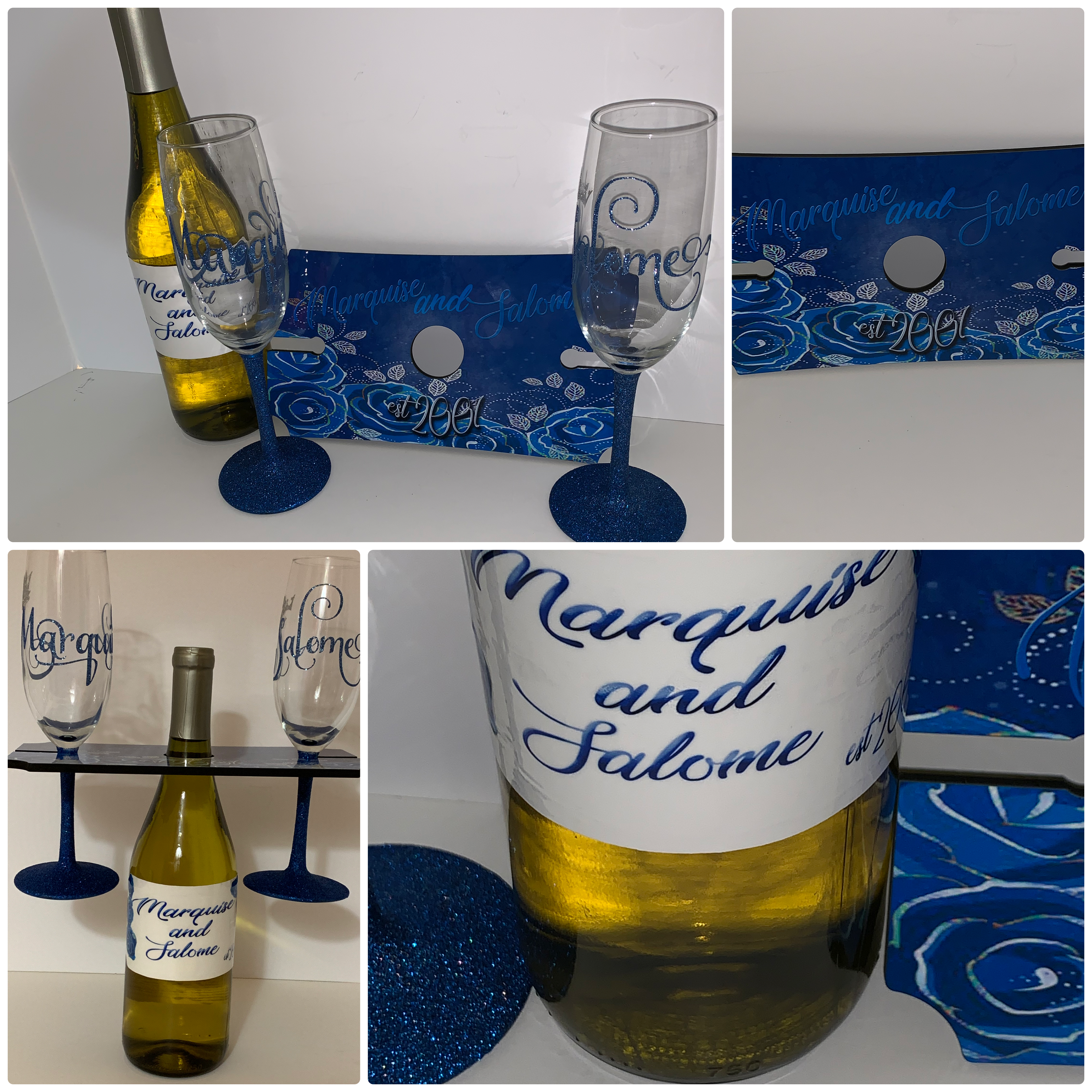 Love You Moe  WineBoard made with sublimation printing