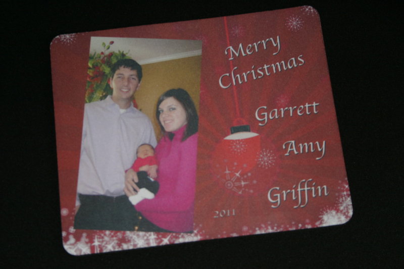 Merry Christmas Mousepads made with sublimation printing