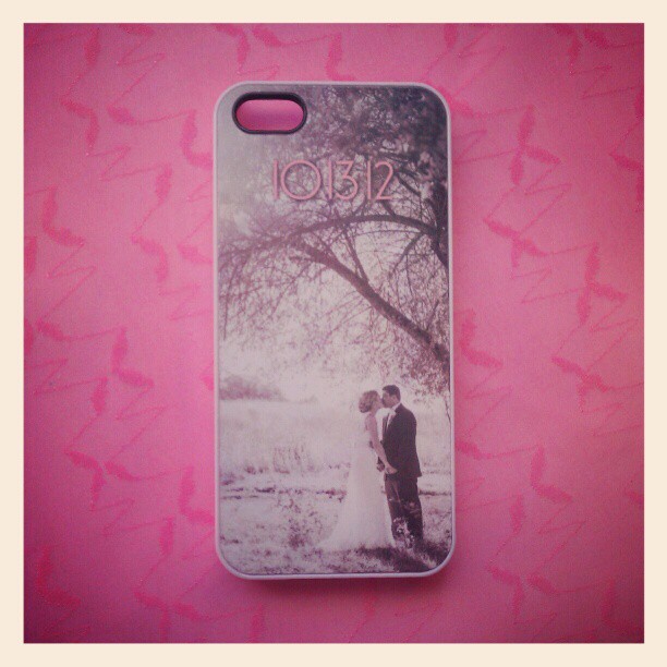 Wedding Photo iPhone Case made with sublimation printing