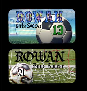 Soccer Iphone Cases made with sublimation printing