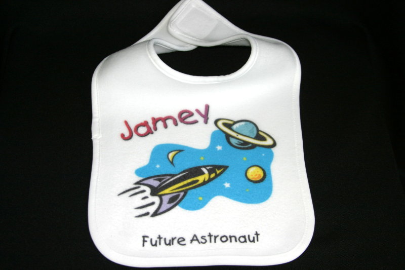 Baby Bib-fleece made with sublimation printing